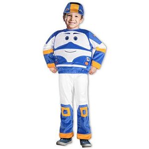 Ciao - Kay Trenino Robot treinkostuum Bambino, 2-3 Anni, Ragazzo, 11265.2-3, blauw/wit