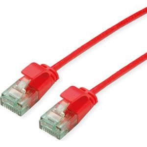 ROLINE RM UTP DataCenter Patchkabel Cat.6A (klasse EA) Slim rood 5m