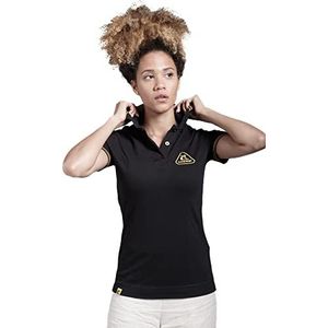 Cressi Polo Lady Sportive Women, Zwart / Geel, XL