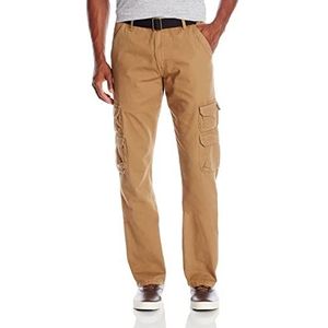 Wrangler Authentics Premium twill cargobroek voor heren, acorn keperstof, 33 W x 32 l, kwastjes, keperstof, 33 W x 32 l, twill de kwast