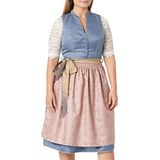 Stockerpoint Dirndl Melinda jurk voor speciale gelegenheden voor dames, Blauwe taupe