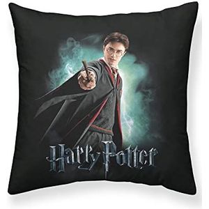BELUM | Harry Potter kussensloop Grootte: 50 x 50 - Model: Griffoendor Wizard A - Stof: Half Panama 100% Katoen 250 Grs.