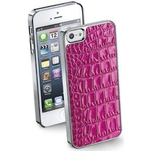 Cellular Line ANIMALIERIPHONE52 beschermhoes van kunstleer voor Apple iPhone 5 roze