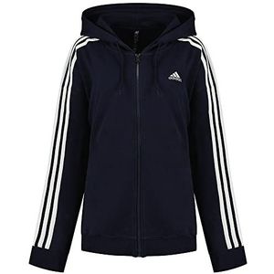 adidas Essentials 3-Stripes French Terry Oversized Full Zip Hoodie Trainingspak met capuchon voor dames