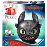 Dragons 3 Tandloos 3D-puzzel (72 stukjes, Stripfiguren)