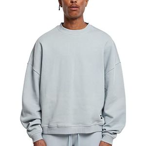 Urban Classics Sweatshirt voor heren met ronde hals, wijde mouwen, verkrijgbaar in 2 kleuren, maten XS tot 5XL, Summerblue
