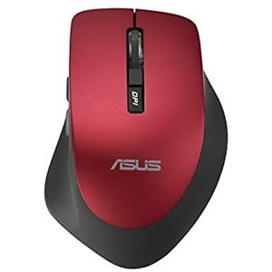 Asus wt425 draadloze muis (1600 dpi, USB), zwart rood