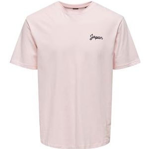 ONLY & SONS Onsjp RLX SS T-shirt voor heren, Blushing Bride, XS, Blushing Bride