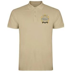 AMERICAN COLLEGE USA Polos Shirts Sport Respirant Imprimé Vêtements Unisexe Enfants Garçons et Filles Décontracté Modèle ACPLW5 BEIGE10ANS, Beige, 10 ans