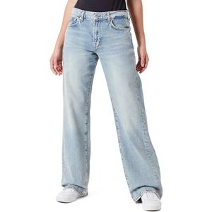 7 For All Mankind Tess Trouser Frost Damesjeans, Lichtblauw