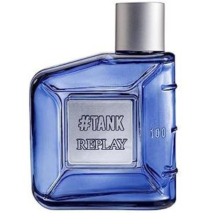 Replay - #TANK Plate for Man Eau de Toilette - Parfum homme au caractère Jeune, Frais et au ton Pétillant, Parfum Boisé - Épicé. Flacon de 100 ml