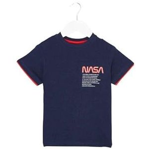 Nasa T-shirt, jongens, marineblauw, 10 jaar, Marinier