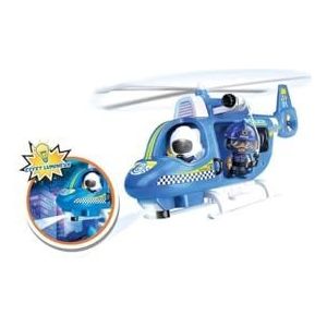 Pinypon Action - Politiehelikopter met 1 figuur en accessoires voor jongens en meisjes van 4 tot 8 jaar (Famosa 700014782)