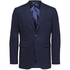 SELETED HOMME Slhslim-Neil BLZ B Noos jas, blazer marineblauw, 44 cm, blazer marineblauw, 44, marineblauw blazer