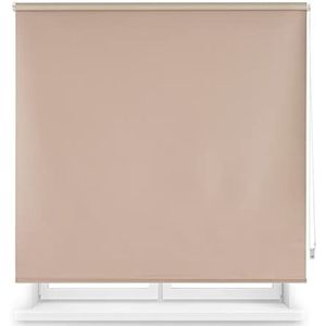 Blindecor Draco rolgordijn verduistering Uni lichtbruin 100 x 230 cm (BxH) stofmaat 97 x 225 cm