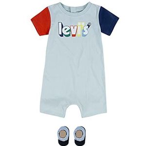 Levi's Kids Baby jongen jumpsuit sterrenhemel blauw 12 maanden, sterrenhemel blauw