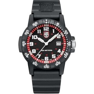 Luminox XS.0335 Zwitsers analoog kwartshorloge voor heren, met kunststof band, zwart, riemen, zwart., Lanyards