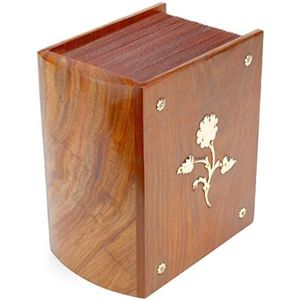 Urns UK Meriden 250CI urn voor volwassenen, hout, 24 x 20 x 12 cm, bruin