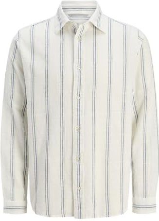 Jprccregent Dobby L/S T-shirt, Chambray Blue., S