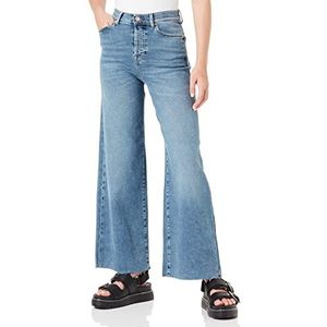7 For All Mankind Zoey Luxe Vintage Jeans met Raw Blue Light Regular Fit, lichtblauw, Lichtblauw