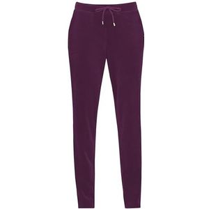 TRIGEMA Nicki broek, zwart, aubergine, S, zwart, aubergine