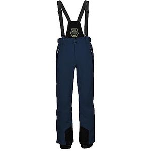 Killtec Skibroek voor heren met afneembare bandjes, randbescherming en Enosh sneeuwvanger, donkerblauw, XL, 30920-000