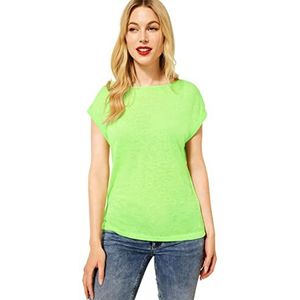 Street One T-Shirt voor dames, zomer, Peppy Green, maat 42, groen (Peppy Green)