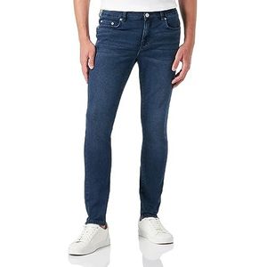 ONLY & SONS Onswarp Skinny 7898 Ey Box Jeans Heren, Donkerblauw denim