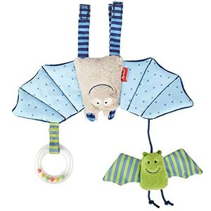 SIGIKID 41013 vleermuishanger voor meisjes en jongens, babyspeelgoed aanbevolen vanaf de geboorte, blauw