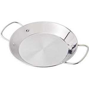 IBILI - Paella-pan Premier, 28 cm, roestvrij staal, 2 porties, geschikt voor inductie