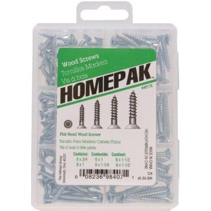 Hillman Homepak 42172 houtschroeven, plat, 15,2 cm