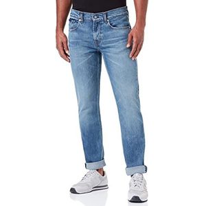 7 For All Mankind Slimmy Tapered Special Edition herenjeans, middelblauw, 32 W/32 l, middenblauw