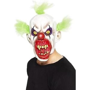 Smiffys masker clown masker, hoofddeksel, latex