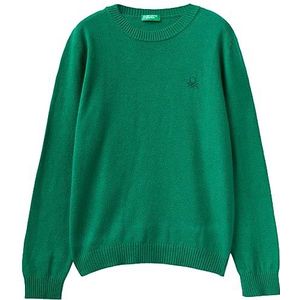 United Colors of Benetton Shirt G/C M/L 1032c103x Sweatshirt Kinderen en tieners (1 stuk), Bosgroen 1u3