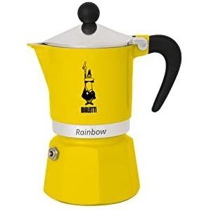 Bialetti Rainbow Geel Percolator 200ml – 3 kops