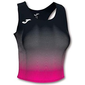 Joma Elite VII Top Running dames, zwart/roze, XS