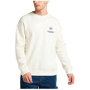 Lee Workwear Crew sweatshirt heren trainingspak, ECRU