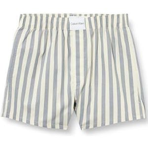 Calvin Klein Boxershorts heren, Chambray Stripe_Vuursteen