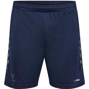 hummel HmlSTALTIC Poly-shorts marineblauw/eendengroen