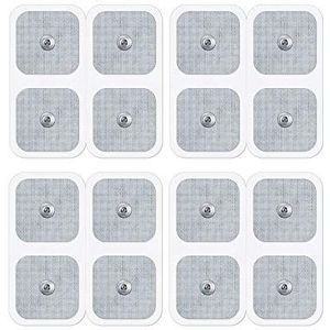 Beurer EM 49 Electrodes Kit de 16 coussinets en gel auto-adhésifs à utiliser avec EM 41,49,80 Digital TENS/EMS, taille : 45 x 45 mm