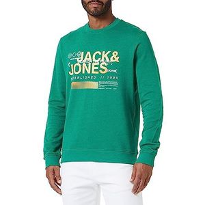 JACK & JONES Jcowater Sweatshirt met ronde hals voor heren, Groen
