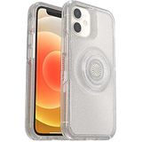 Otterbox 77-66173 voor Apple iPhone 12 mini, dun beschermings hoesje met geïntegreerde PopSockets PopGrip, Otter + Pop Symmetry Series - Stardust