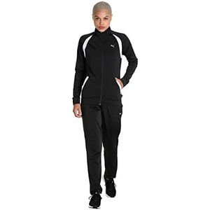 PUMA Classic Tricot Suit op Dames Trainingspak - Zwart - Maat M