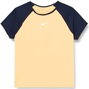 NIKE T-shirt met korte mouwen, merk model, T-shirt met korte mouwen voor kinderen, Dri-FIT Victory Orange, 89% polyester, 11% spandex