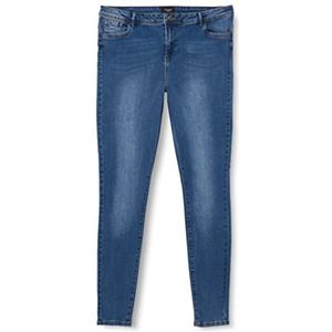 VERO MODA Pantalon en jean pour femme, denim bleu médium, L/34L