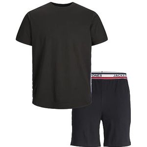 Bestseller A/S Jactape Tee And Short Set bestaande uit T-shirt en shorts voor heren, Zwart Verpakking: korte broek in de kleur zwart