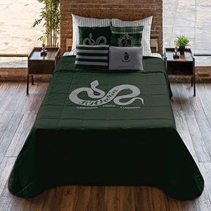 Bellum dekbedovertrek Harry Potter, 250 g, model Slytherin, Values, voor 180 cm breed bed (280 x 270 cm)