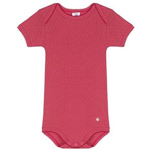Petit Bateau Cocompd Acol Body voor baby's, meisjes, A079B, roze, 24 m, 24 maanden, uniseks baby, roze, 24 m, 24 maanden, Roze
