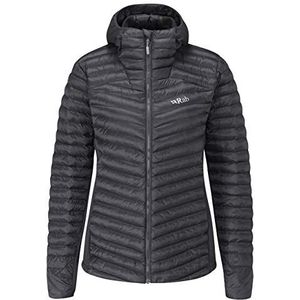 Rab Cirrus Flex 2.0 Hoodie voor dames, zwart.