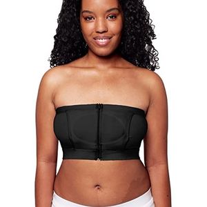 Medela Handsvrij, expressie bustier handsfree set, handsfree expressie beha met Adaptive Stretch stof voor een perfecte pasvorm, zwart, S, zwart.